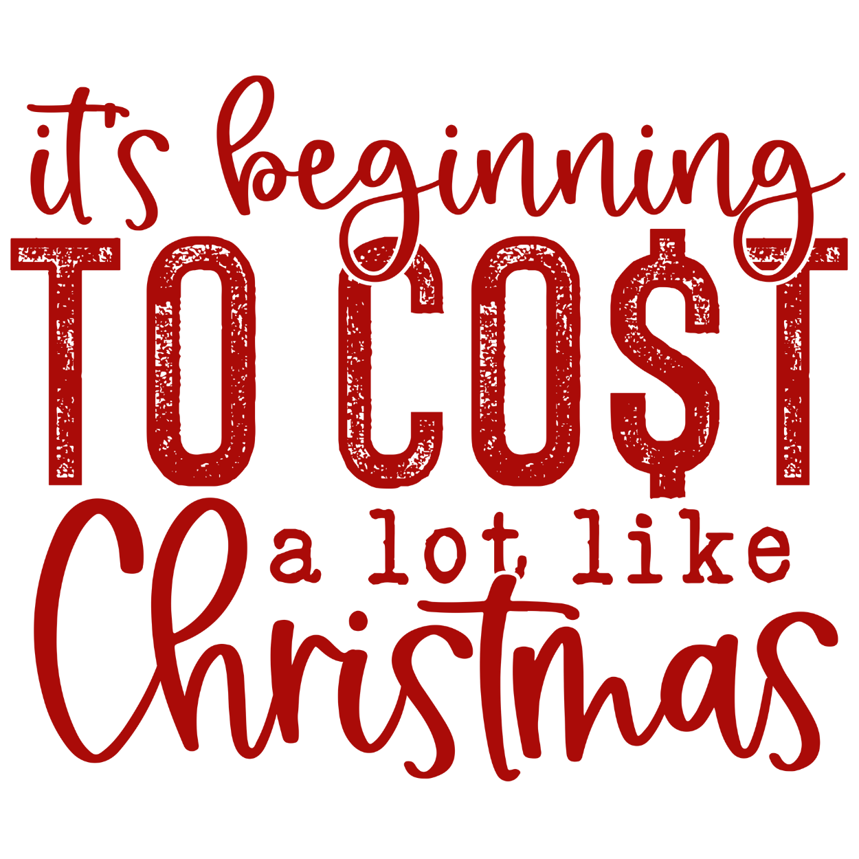 It's Beginning To Cost A Lot Like Christmas