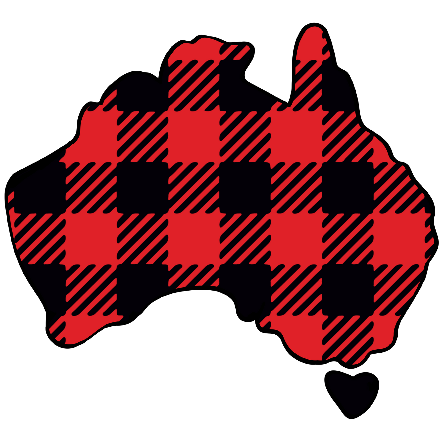Australia Silhouette Plaid