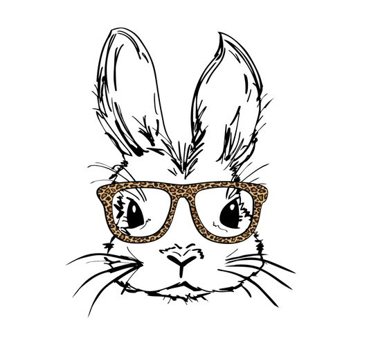 Bunny Leopard Glasses