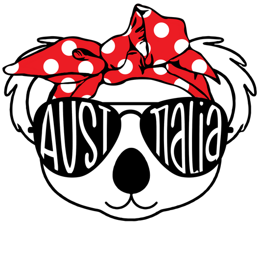 Koala Red Bandana Glasses