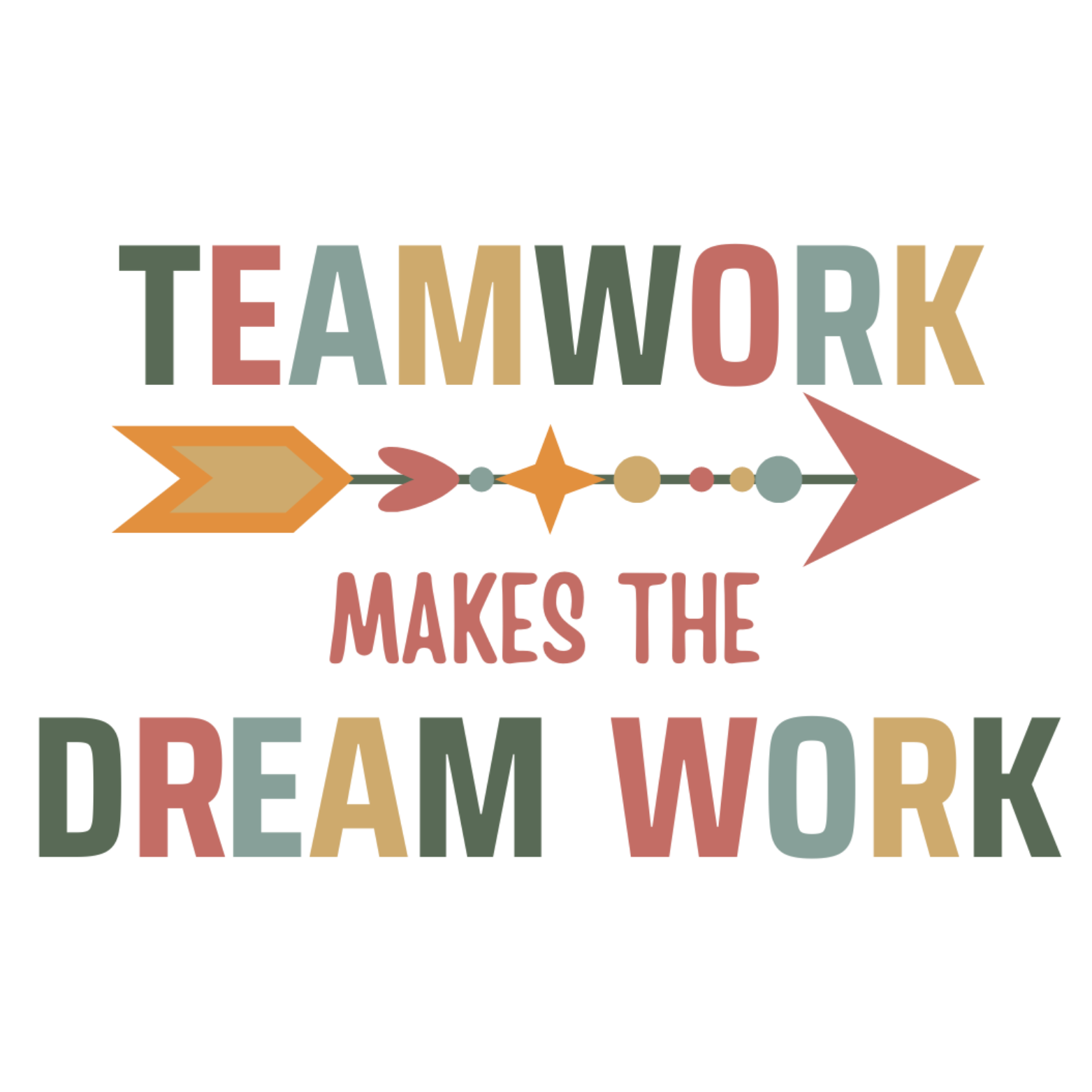 Teamwork Makes The Dream Work Emilyjoycreations