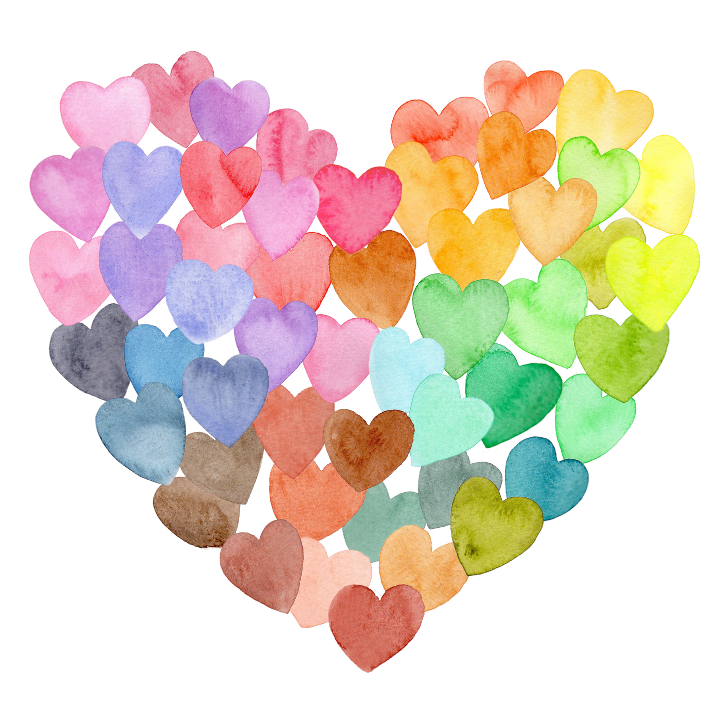 Rainbow Hearts