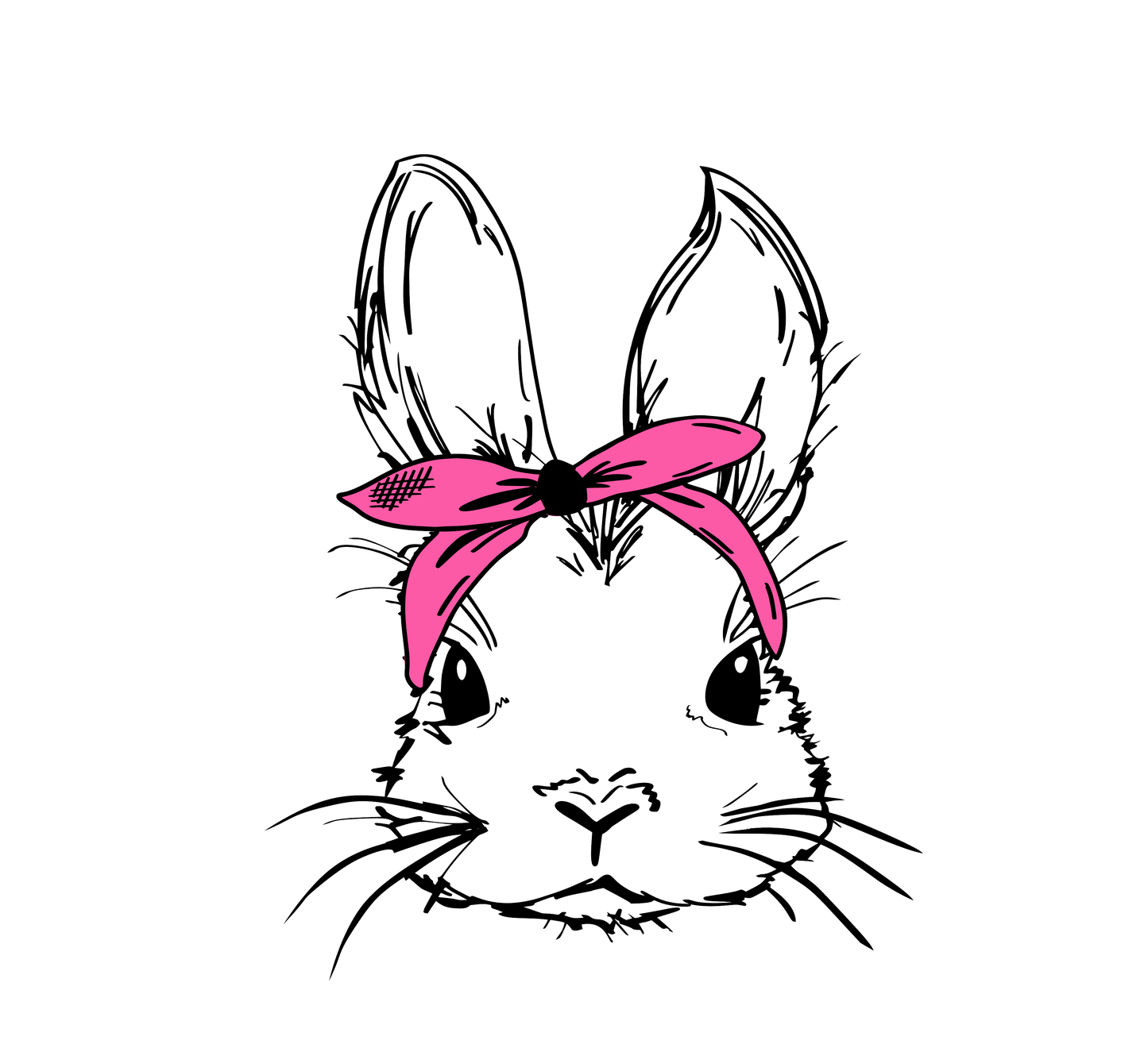 Bunny Pink Bandana