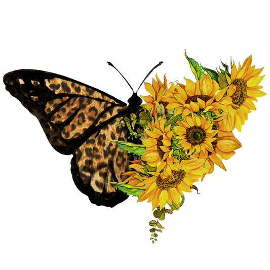 Leopard Sunflower Butterfly